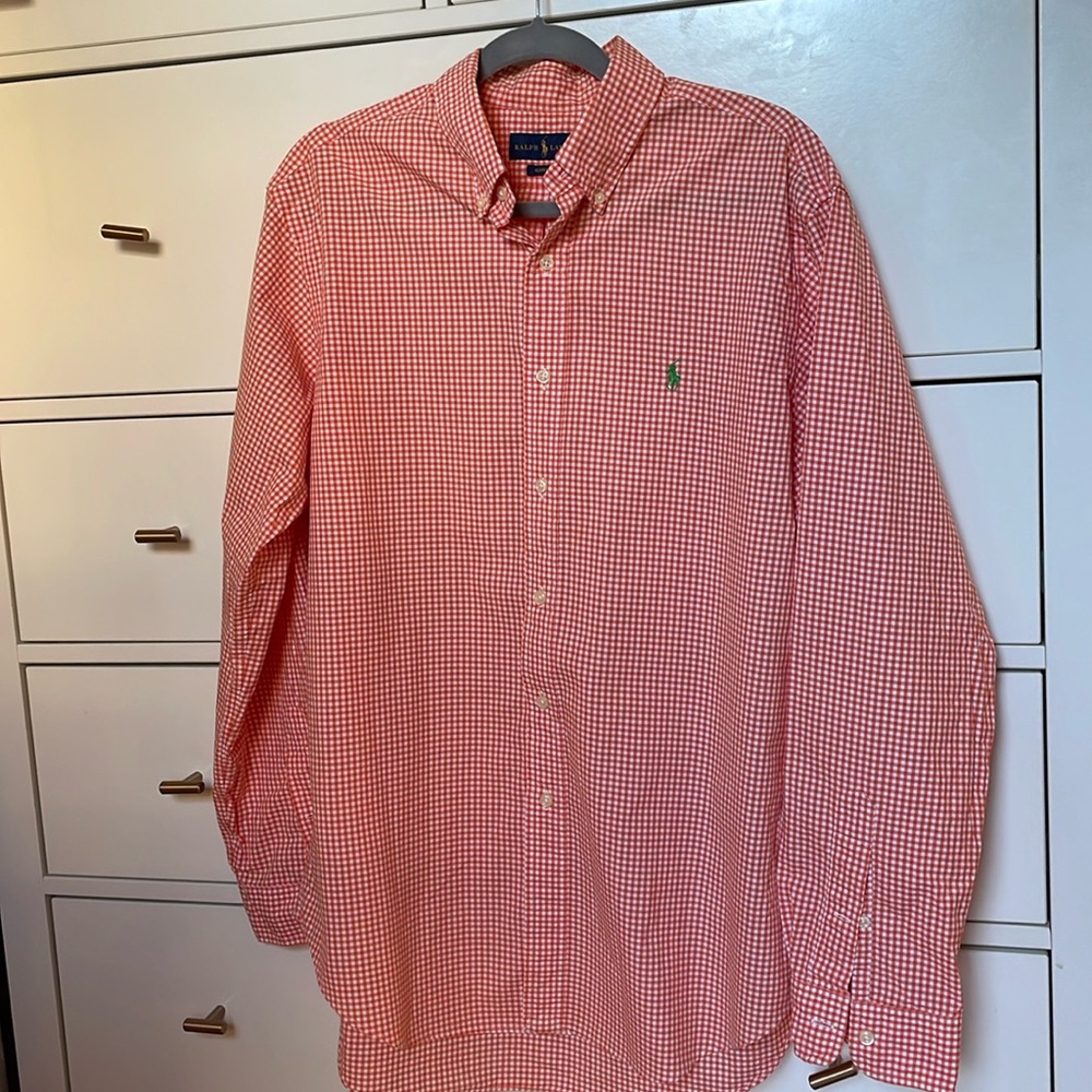 Ralph Lauren Orange button up